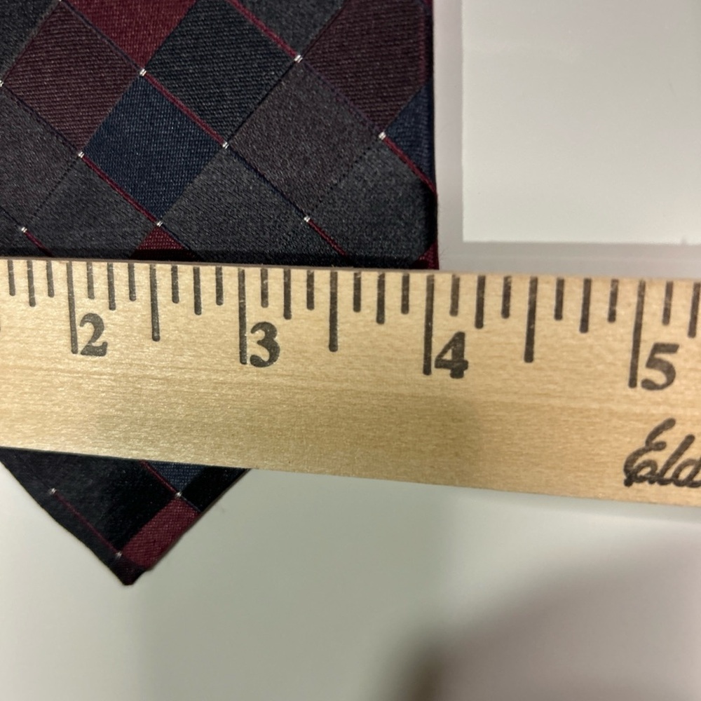 Roberto Villini Elegant Argyle Patterned Silk Tie… - image 6